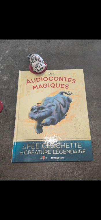 Livre et figurine 134 des audiocontes Magiques altaya audio conte audio compte disney
