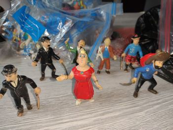 Anciennes figurines Tintin