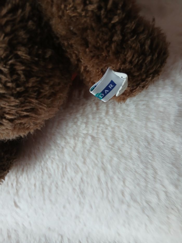 Peluche-doudou Ourson brun *Phildar *23cm - photo numéro 5