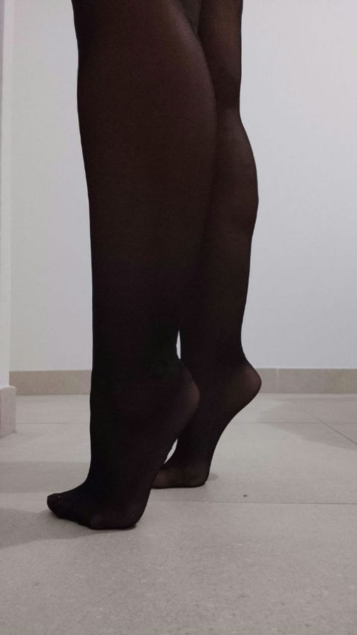 Collant noir taille L - photo numéro 2