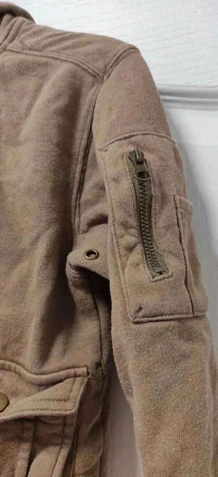 Gilet marron brun zippé Vertbaudet 6 ans - photo numéro 3