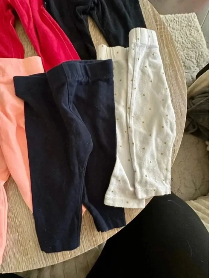 Lot 7 leggings fille 6 mois - photo numéro 4