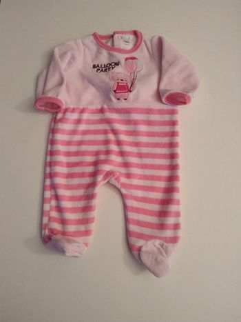 pyjama rose fille Tex 1 mois