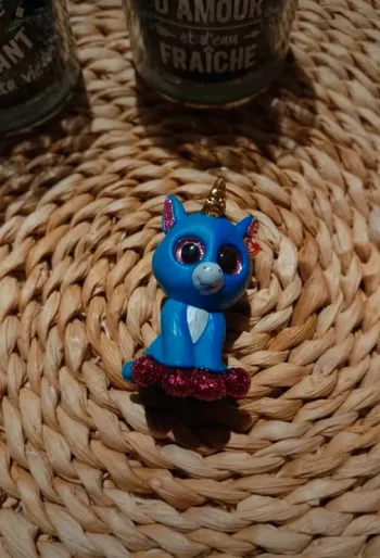 Figurine licorne bleu "Ty mini"