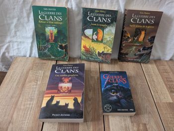 Lot livres La guerre des Clans