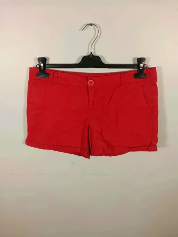 C9 short rouge camaïeu 36