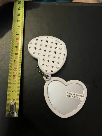 Mini Miroir Porte Clés (Keyholder) Coeur - Kingdom Hearts