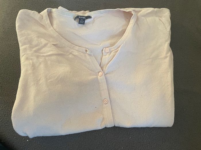 Gilet écru femme kiabi taille XL - photo numéro 3