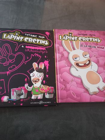 Lot 2 bd lapins crétins tome 4 et 5