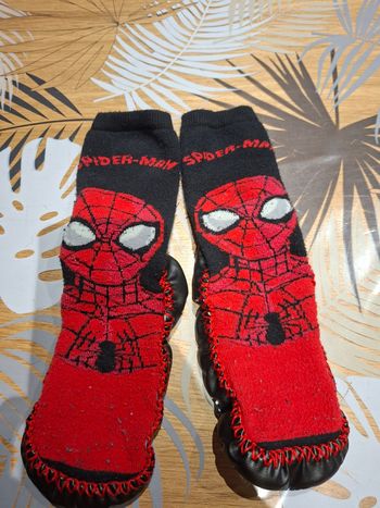 chaussette anti dérapante  spidrman