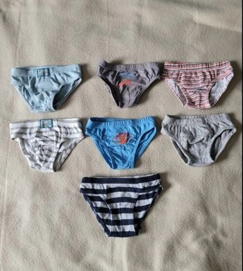 Lot de 7 slips 2/3 ans