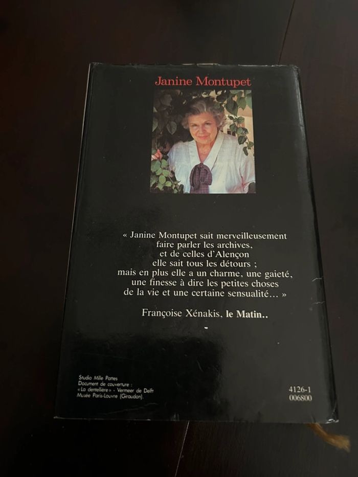 Livre la dentellière d’Alençon de Janine montupet - photo numéro 2