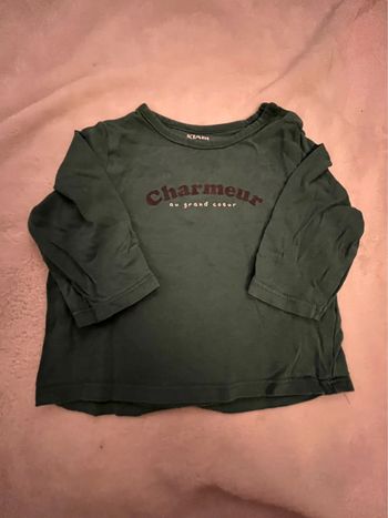 Tee-shirt manches longues Kiabi 3 mois
