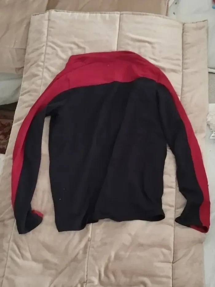 Veste Decathlon noir-rouge bordeaux garçon 14-15 ans - photo numéro 5