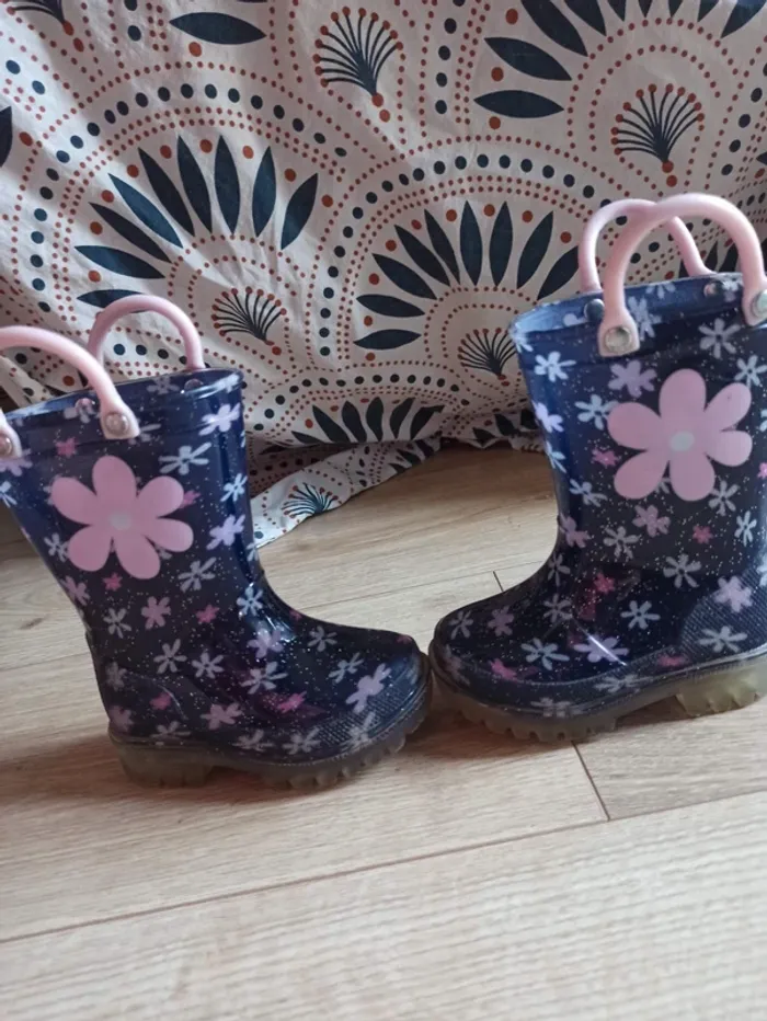 Bottes de pluie fille taille 20 - photo numéro 3