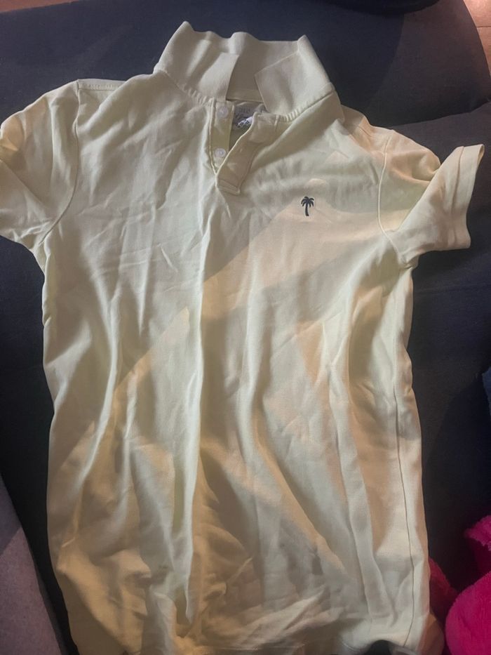 polo jaune enfant 10 ans loog style chic été fille - photo numéro 1