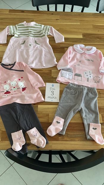 Lot de 3 ensembles
