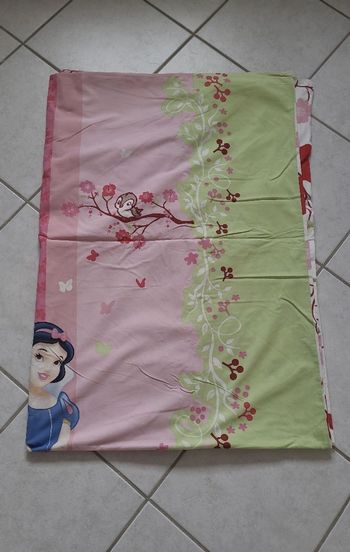 Housse de couette Blanche neige disney 140x190cm