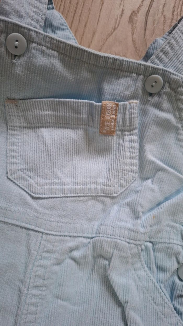 Salopette bleu ciel 9mois TBE - photo numéro 2