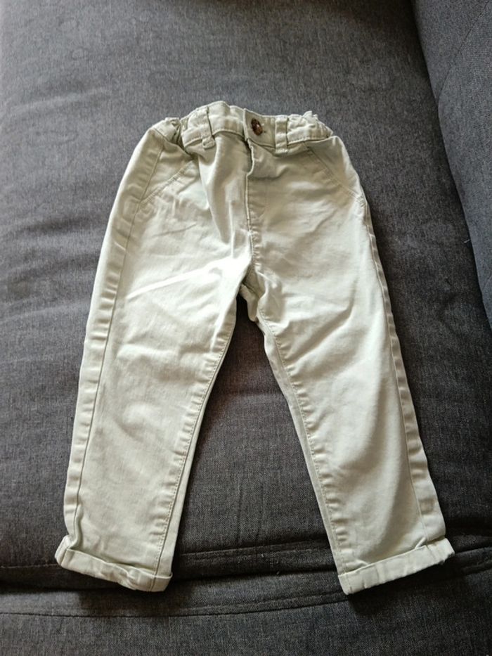 Jeans kiabi vert d'eau