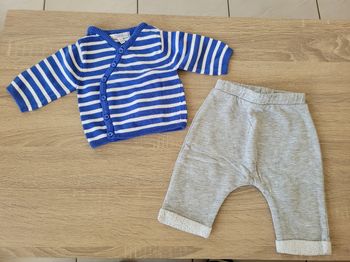 Ensemble garçon en 1 mois