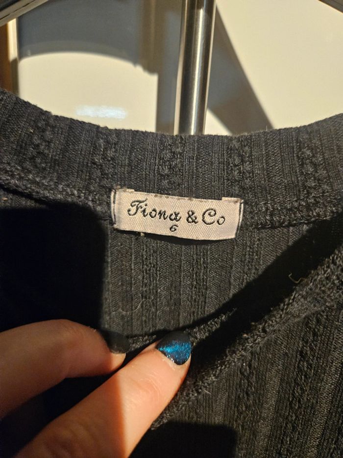 Pull fantaisie noir Fiona & Co 6 ans - photo numéro 2