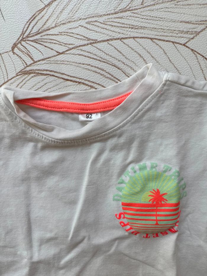 TEE shirt blanc 92cm - photo numéro 2