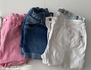 Lot shorts / pantacourt