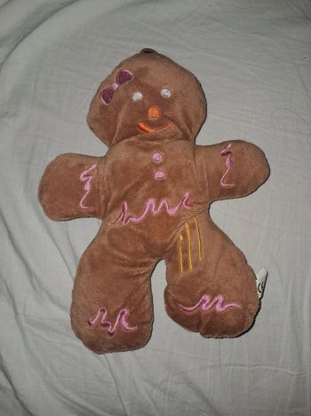 Peluche pain d'épice comme neuve