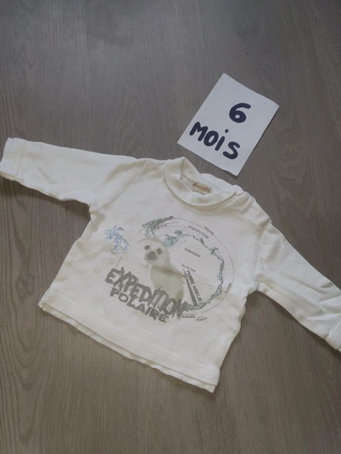 Maillot t-shirt sous pull 6mois