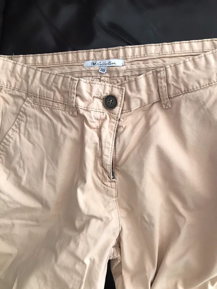 Ponta l’on  beige femme taille 38 marque U collection très bon état . - photo numéro 3