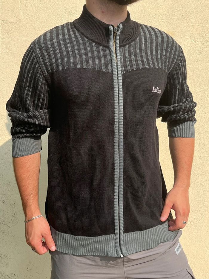 Veste gilet chaud avec fermeture éclair Lee Cooper - noir et gris - photo numéro 12