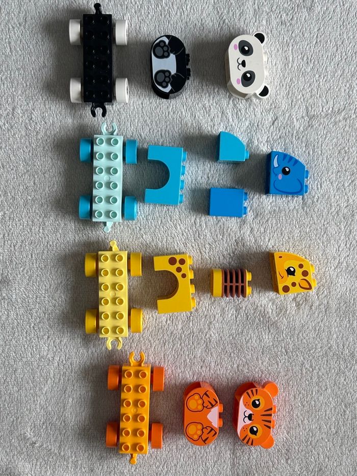 Lego Duplo train animaux - photo numéro 3