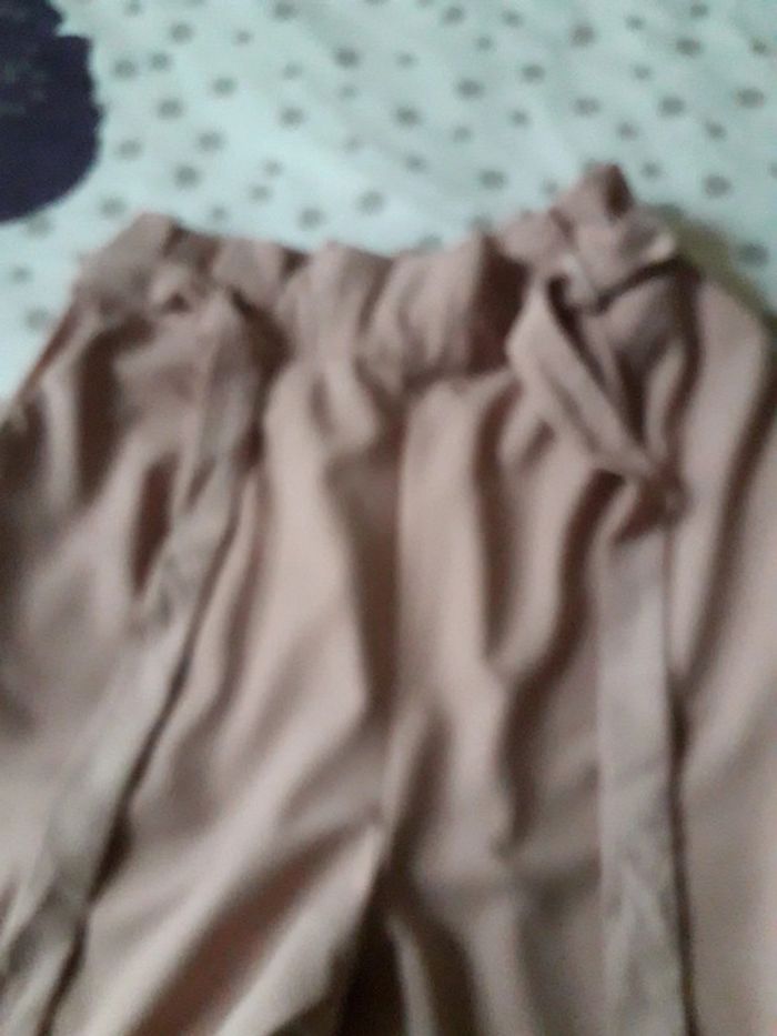 Pantalon  fluide vieux rose M - photo numéro 2