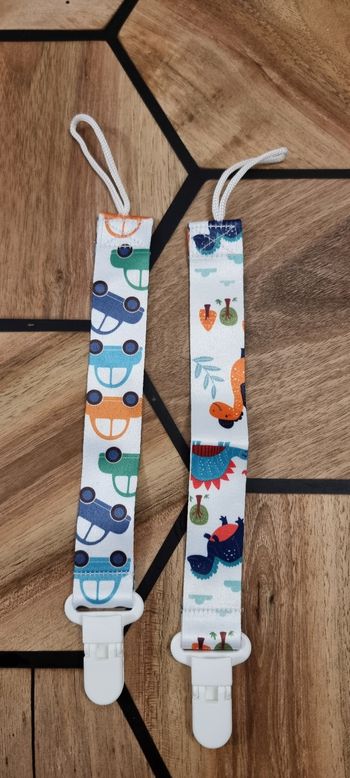 Lot de 2 attaches tétines pour bébé