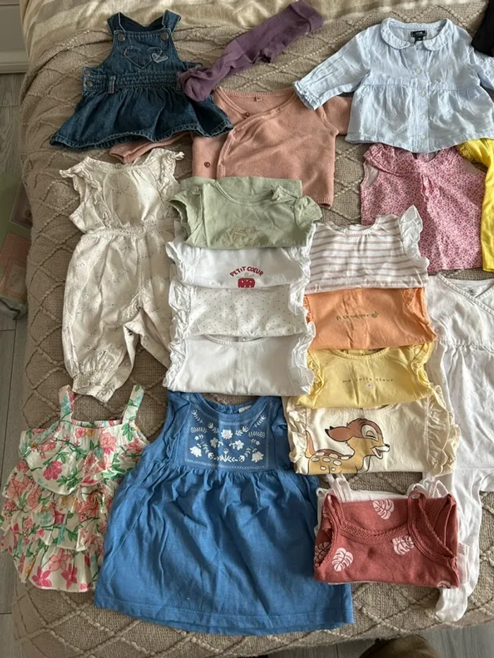 Gros lot de vêtements bébé fille 3 mois - photo numéro 7