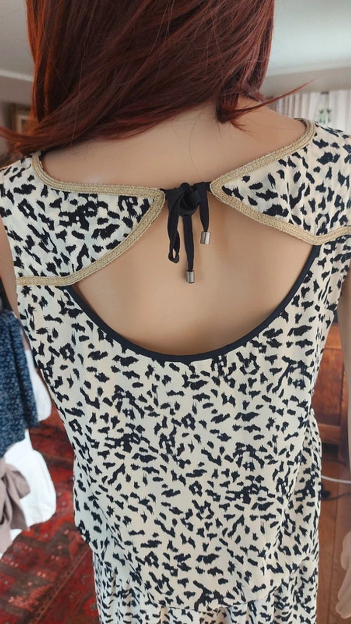 Robe CKS t M noire et blanc - photo numéro 6