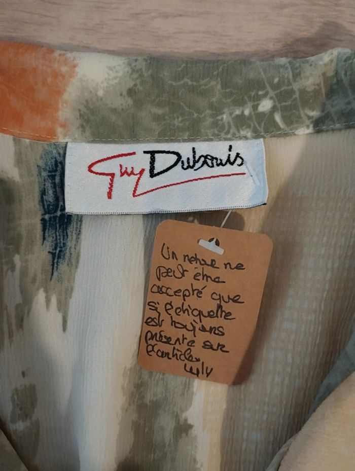 Blouse manches courtes ou chemisier Guy Dubouis taille 46 - photo numéro 10