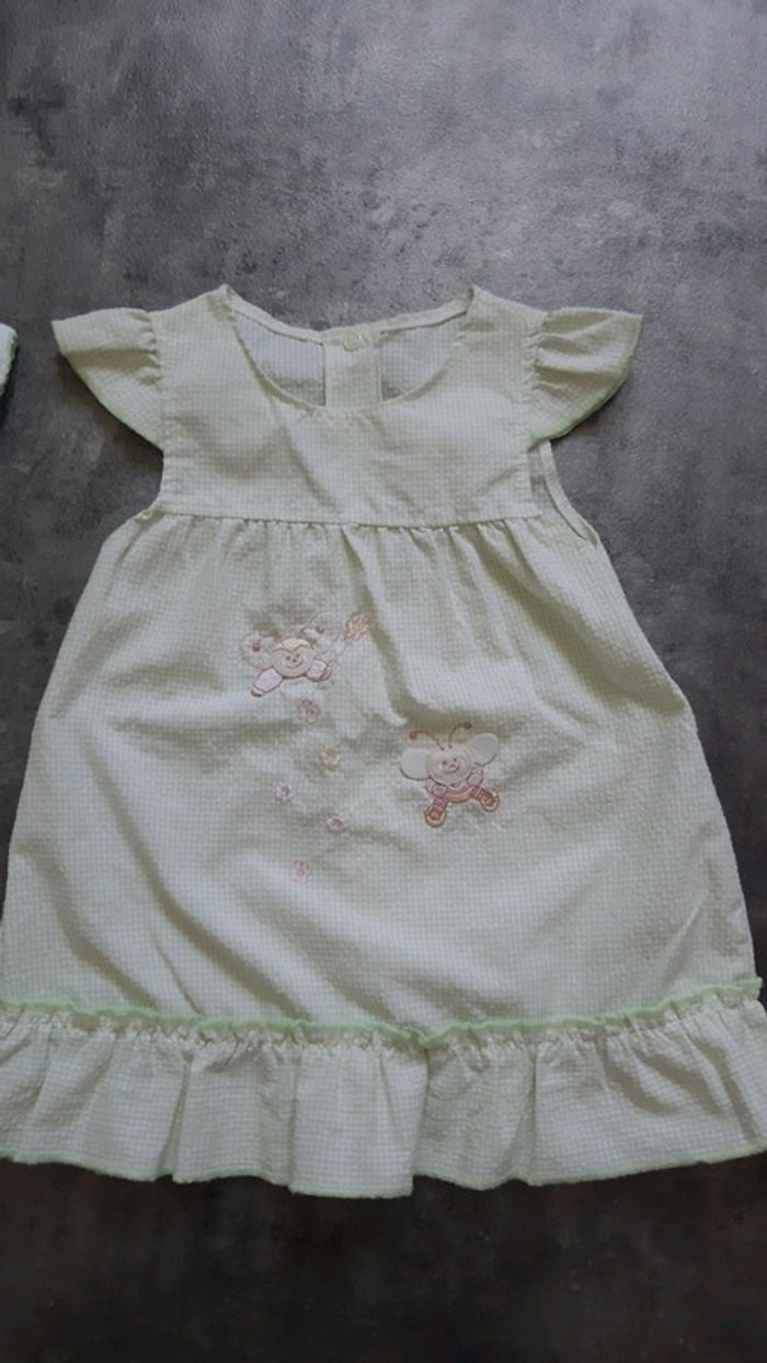 Robe légère + t-shirt manche courte fille - photo numéro 2