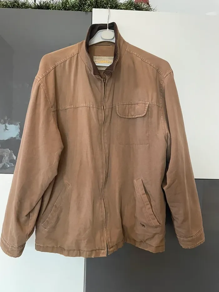 Manteau veste Camel beige homme vintage