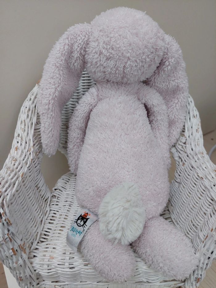 Jellycat - lapin bashful hochet rose - photo numéro 4