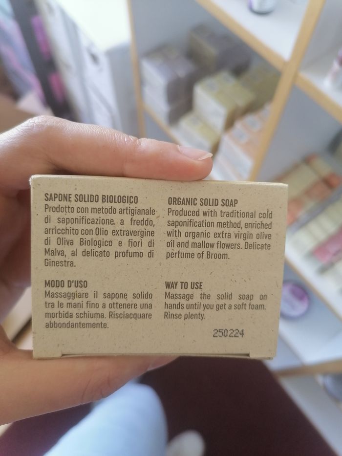 Savon Bio artisanal Corps & Visage - Mauve & Genêt - Sapone di un Tempo - photo numéro 3