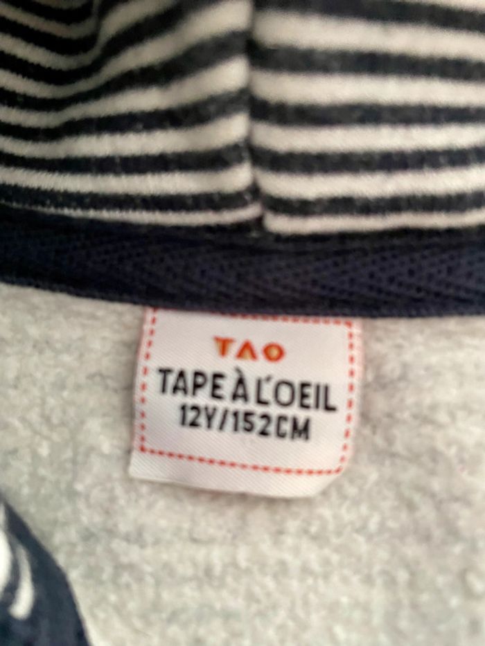 Veste à capuche rayée - photo numéro 4