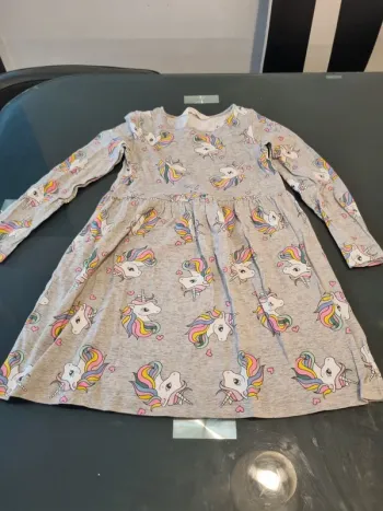 Robe licorne fille 8 ans