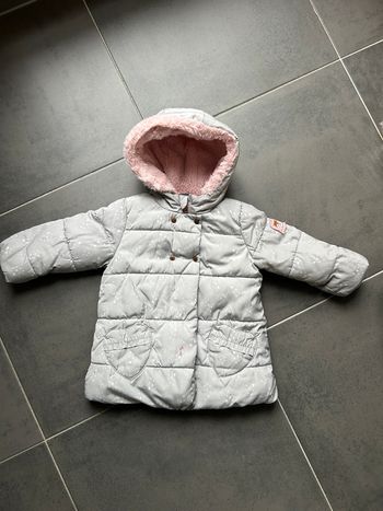 Doudoune doublée polaire cœurs bébé fille c&a