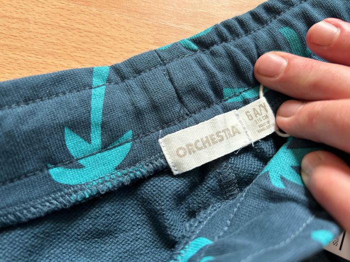 Beau short bleu-vert Orchestra T. 6 ans/116 cm garçon neuf avec étiquette - photo numéro 6