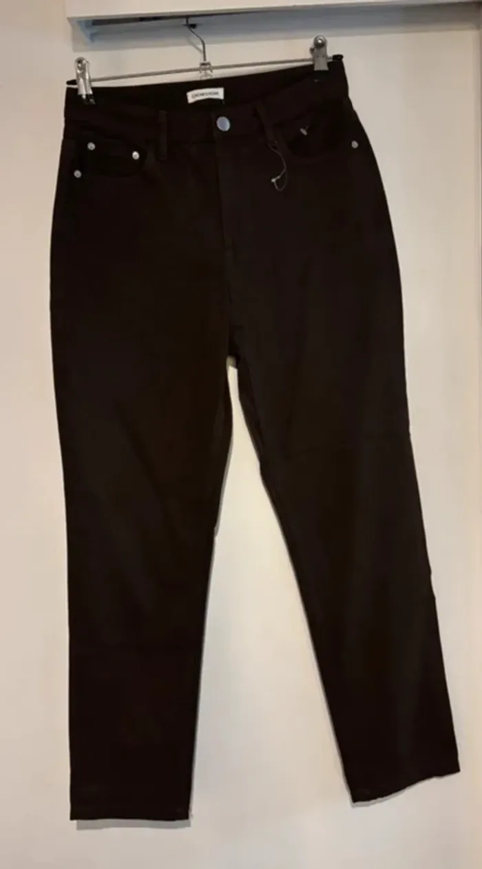 Pantalon droit Cache Cache marron – Taille 36 – Neuf