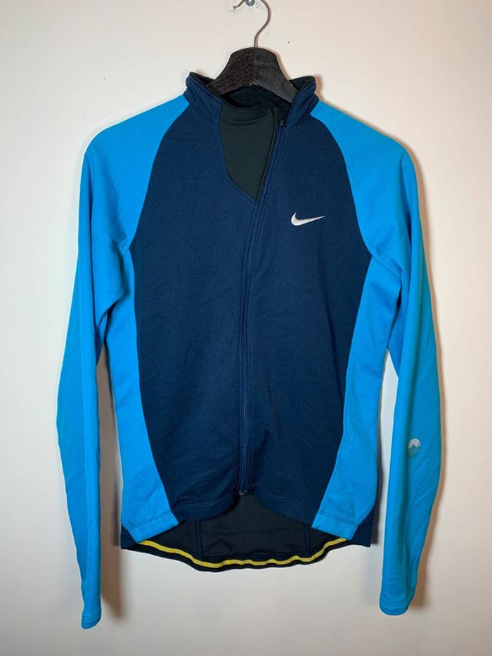 Veste de course pour homme Nike Fit bleu marine et ciel taille S 061