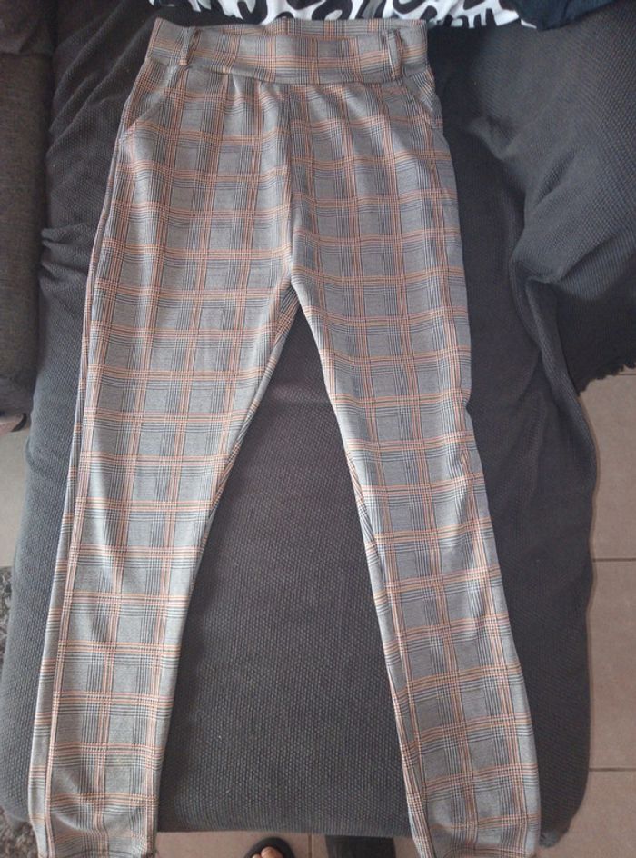 Pantalon à carreaux