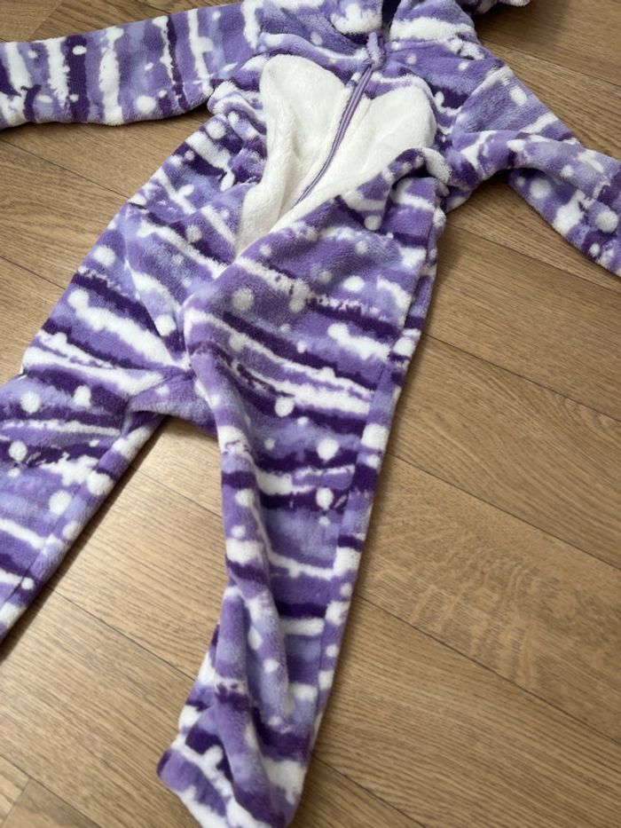Pyjama combi une piece 24 Mois Neuf violet lilas - photo numéro 2